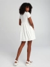ráncolt fehér nyáriruha