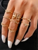 divatos gyűrűk