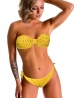 sárga push up bikini