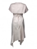 szatén estélyi ruha boleróval